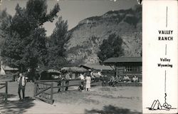 Valley Ranch Wyoming Postcard Postcard Postcard