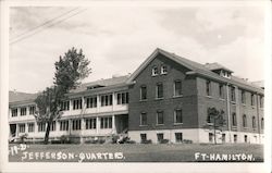 Jefferson Quarters, Ft Hamilton Postcard