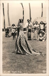 Holoku Hula Postcard