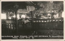 Pahaska Tepee Lodge near Entrance to Yellowstone Park Postcard