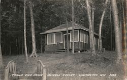 Trails End Cabin, Meinels Resort Winchester, WI Postcard Postcard Postcard