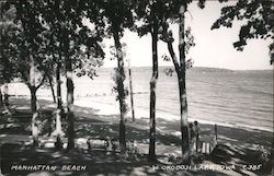 Manhattan Beach, Okoboji Lake Iowa Postcard Postcard Postcard