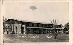 Camp Mack Auditorium Postcard