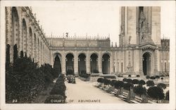 Court of Abundance - Panama-Pacific International Exposition Postcard