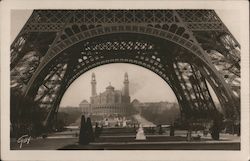 Notre Beau Paris - Le Trocadero vu sous la Tour Eiffel France Guy Postcard Postcard Postcard