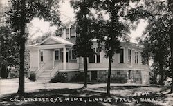 Col. Lindbergh's Home Postcard