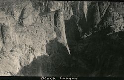 Black Canyon, Gunnison National Park Postcard