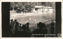 McCarthys Glen Ranch Swimming Pool Postcard