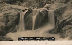 Cascade in Deer Creek Falls Nevada City, CA Postcard Postcard Postcard