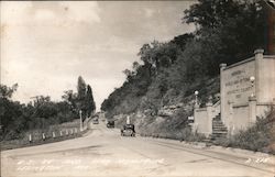 U.S. 24 and War Memorial Postcard