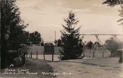 Tennis Court at Jack and Jill Ranch Montague, MI Postcard Postcard Postcard