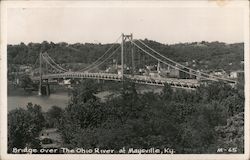 Bridge over the Ohio River Postcard