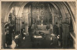 Interior, Saint Francis of Assisi Church Postcard