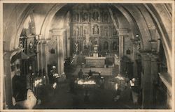 Interior, Saint Francis of Assisi Church San Francisco El Alto, Guatemala Central America Postcard Postcard Postcard