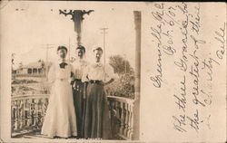 Three Women: Faith, Hope & Charity Postcard