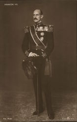 Haakon VII - King of Norway Postcard