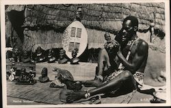 Native Sculptor Postcard