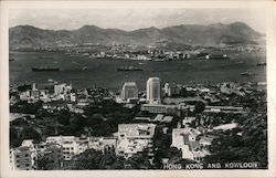 Bird's Eye View of Hong Kong and Kowloon Postcard Postcard Postcard