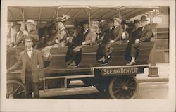"Seeing Denver" Tour Bus #297 Postcard