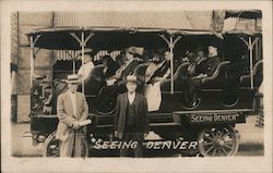 "Seeing Denver" Tour Bus #169 Postcard