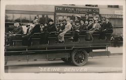 "Seeing Denver" Tour Bus #199 Postcard