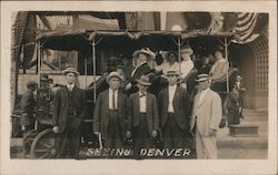 "Seeing Denver" Tour Bus #201 Postcard