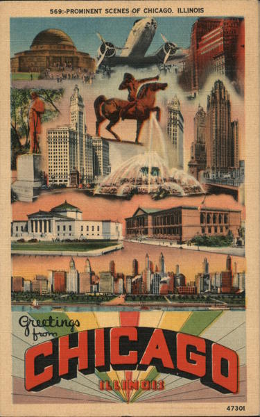 Prominent Scenes Chicago Illinois