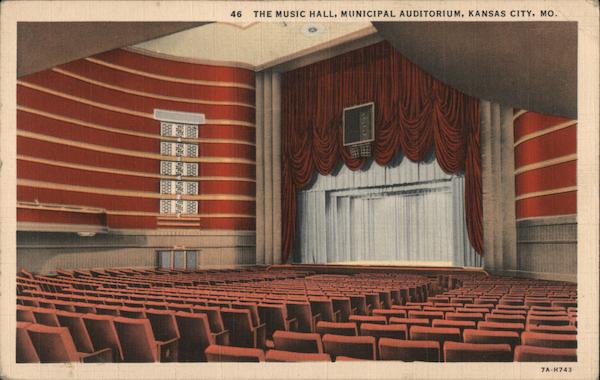 The Music Hall, Municipal Auditorium Kansas City Missouri