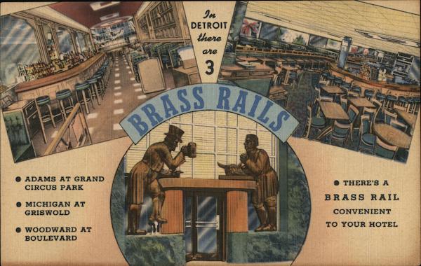 Brass Rails Detroit Michigan