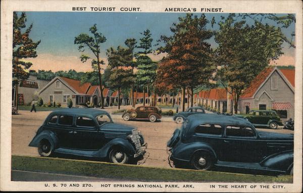 Best Tourist Court Hot Springs National Park Arkansas