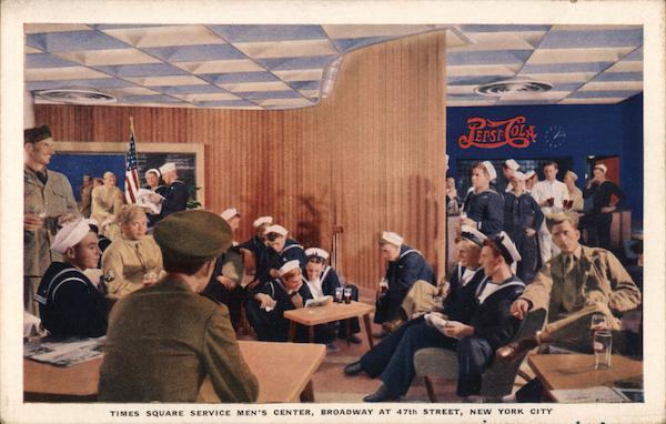 Times Square Service Men's Center, Broadway at 47th Street New York City