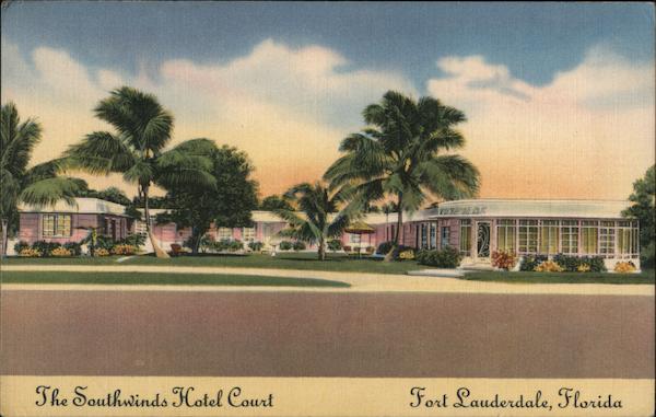 The Southwinds Hotel Court Fort Lauderdale Florida