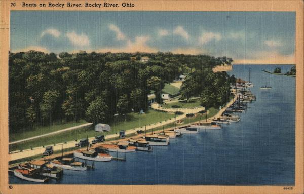 Boats on Rocky River Ohio