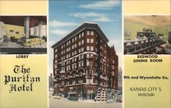 The Puritan Hotel Postcard
