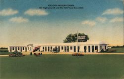 Kellogg Motor COurts Wichita, KS Postcard Postcard Postcard
