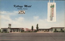 Kellogg Motel Wichita, KS Postcard Postcard Postcard