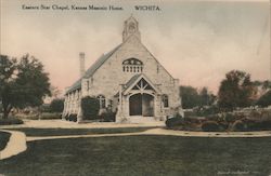 Easter Star Chapel, Kansas Masonic Home Postcard