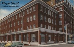 Royal Hotel Excelsior Springs, MO Postcard Postcard Postcard