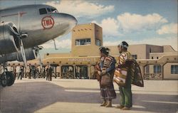 Where East Meets West, Municipal Airport Postcard