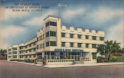 The Avalon Hotel On The Ocean At Seventh Street Postcard