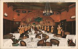 Ricketts Restaurant, The Amber Room Postcard