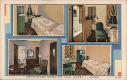 Some of the Guest Rooms at the YMCA Hotel Postcard