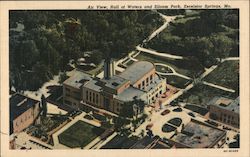 Air View, Hall of Waters and Siloam Park Excelsior Springs, MO Postcard Postcard Postcard