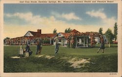 Golf Club House Postcard