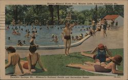 Maurer Mineral Water Pool, Mauer Lake Postcard
