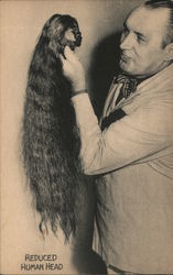 Reduced Human Head - Ripley Odditorium Postcard