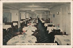 Dining Room, Hotel Wellington Postcard