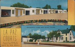 La Paz Courts Postcard