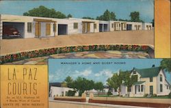 La Paz Courts Postcard