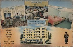 Albion Hotel Asbury Park, NJ Postcard Postcard Postcard